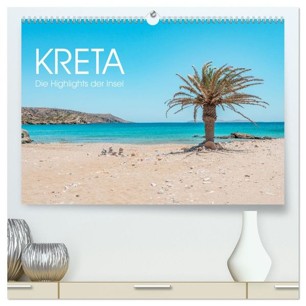 Kreta - Die Highlights der Insel (hochwertiger Premium Wandkalender 2027 DIN A2 quer) Kunstdruck in Hochglanz