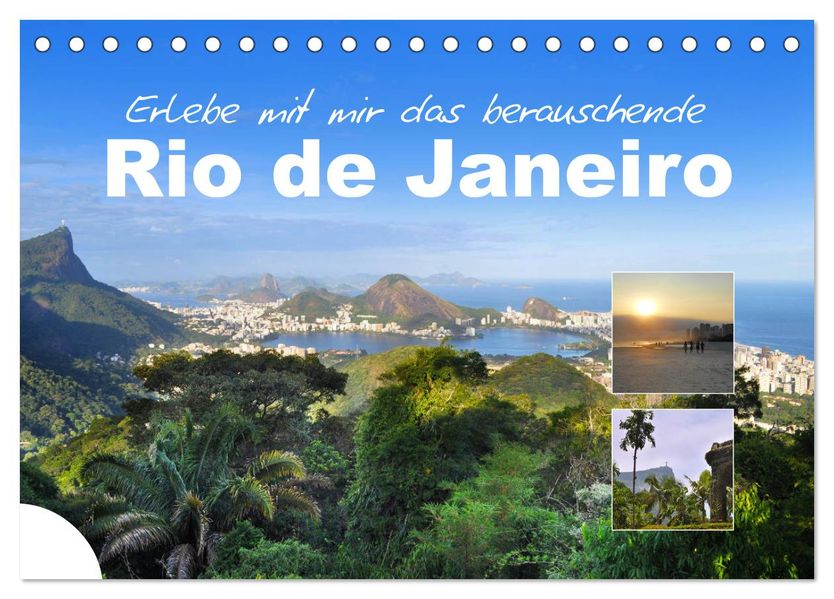Erlebe mit mir das berauschende Rio de Janeiro (Tischkalender 2027 DIN A5 quer) CALVENDO Monatskalender