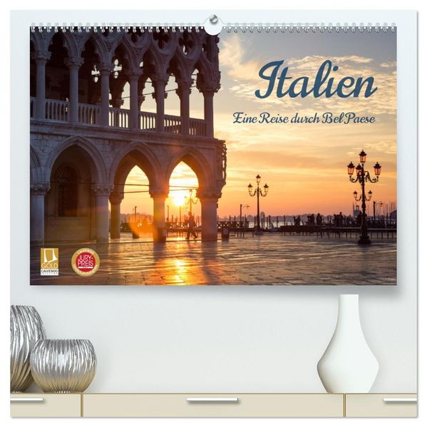 Italien - Eine Reise durch Bel Paese (hochwertiger Premium Wandkalender 2027 DIN A2 quer) Kunstdruck in Hochglanz