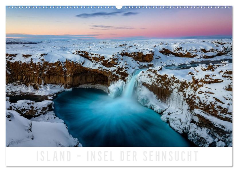 Island - Insel der Sehnsucht (Wandkalender 2027 DIN A2 quer) CALVENDO Monatskalender