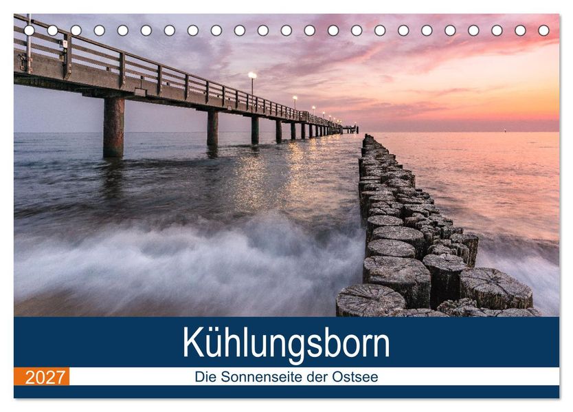 Kühlungsborn - Die Sonnenseite der Ostsee (Tischkalender 2027 DIN A5 quer) CALVENDO Monatskalender