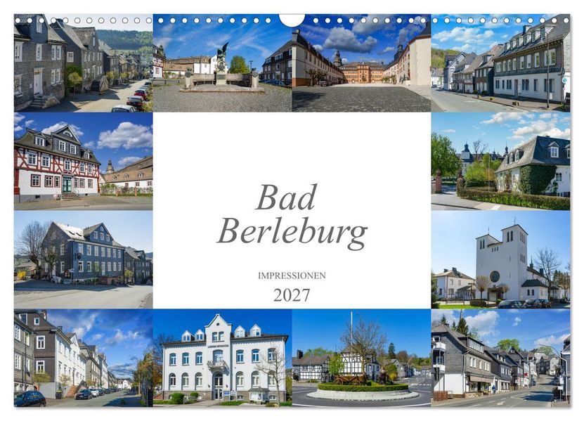 Bad Berleburg Impressionen (Wandkalender 2027 DIN A3 quer) CALVENDO Monatskalender