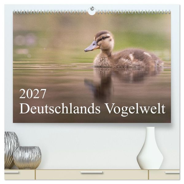 Deutschlands Vogelwelt (hochwertiger Premium Wandkalender 2027 DIN A2 quer) Kunstdruck in Hochglanz