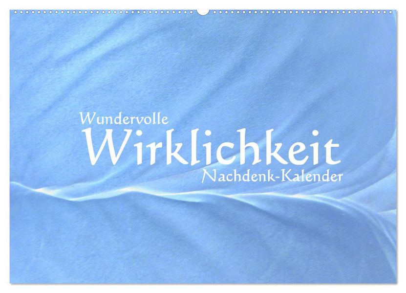 Wundervolle Wirklichkeit - Nachdenk-Kalender (Wandkalender 2027 DIN A2 quer) CALVENDO Monatskalender