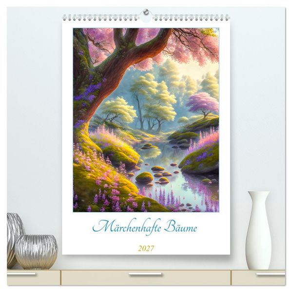 Märchenhafte Bäume (hochwertiger Premium Wandkalender 2027 DIN A2 hoch) Kunstdruck in Hochglanz