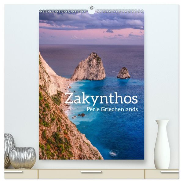 Zakynthos - Perle Griechenlands (hochwertiger Premium Wandkalender 2027 DIN A2 hoch) Kunstdruck in Hochglanz
