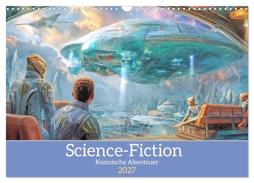 Science-Fiction - Kosmische Abenteuer (Wandkalender 2027 DIN A3 quer) CALVENDO Monatskalender