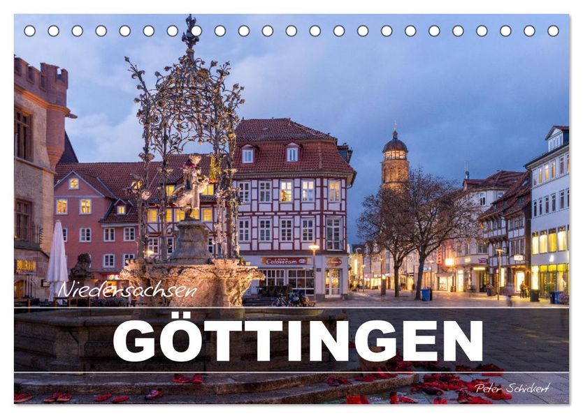 Niedersachsen - Göttingen (Tischkalender 2027 DIN A5 quer) CALVENDO Monatskalender