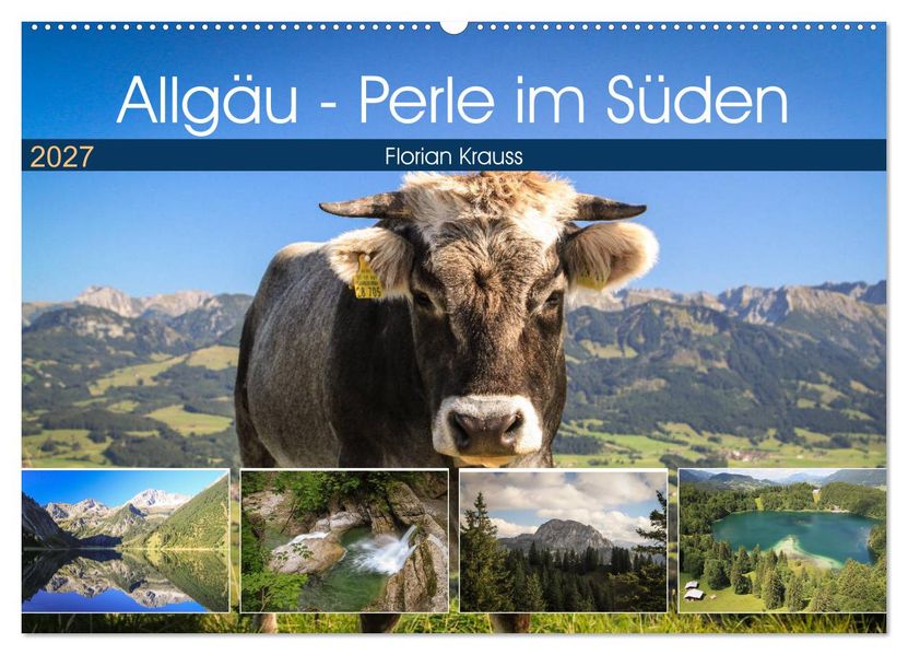 Allgäu - Perle im Süden (Wandkalender 2027 DIN A2 quer) CALVENDO Monatskalender