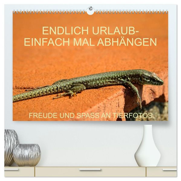 Freude und Spaß an Tierfotos (hochwertiger Premium Wandkalender 2027 DIN A2 quer) Kunstdruck in Hochglanz