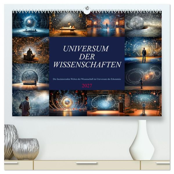 Universum der Wissenschaften (hochwertiger Premium Wandkalender 2027 DIN A2 quer) Kunstdruck in Hochglanz