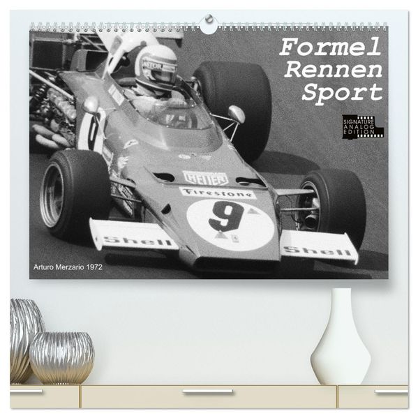 Formel - Rennen - Sport (hochwertiger Premium Wandkalender 2027 DIN A2 quer) Kunstdruck in Hochglanz
