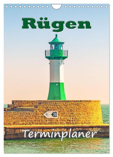 Rügen - Terminplaner (Wandkalender 2027 DIN A4 hoch) CALVENDO Monatskalender