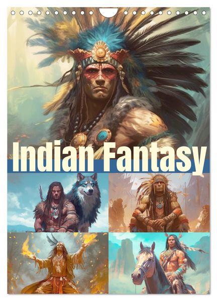 Indian Fantasy (Wandkalender 2027 DIN A4 hoch) CALVENDO Monatskalender