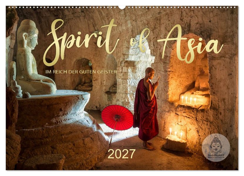 Spirit of Asia - Im Reich der guten Geister (Wandkalender 2027 DIN A2 quer) CALVENDO Monatskalender