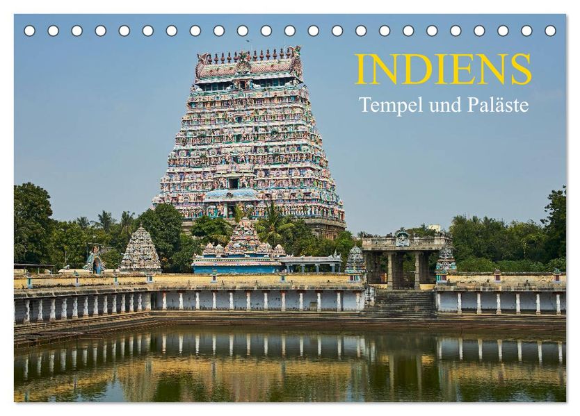 Indiens Tempel und Paläste (Tischkalender 2027 DIN A5 quer) CALVENDO Monatskalender