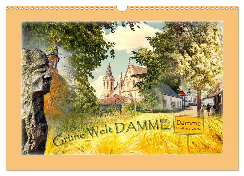 Grüne Welt DAMME (Wandkalender 2027 DIN A3 quer) CALVENDO Monatskalender