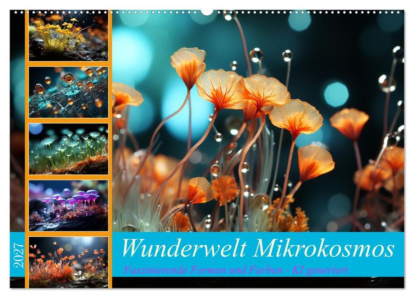 Wunderwelt Mikrokosmos (Wandkalender 2027 DIN A2 quer) CALVENDO Monatskalender