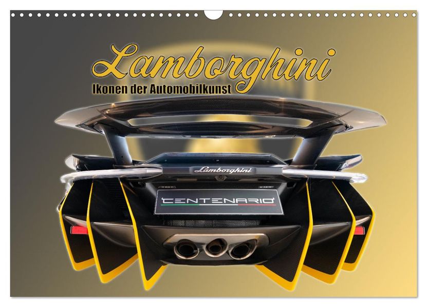 Ikonen der Automobilkunst (Wandkalender 2027 DIN A3 quer) CALVENDO Monatskalender