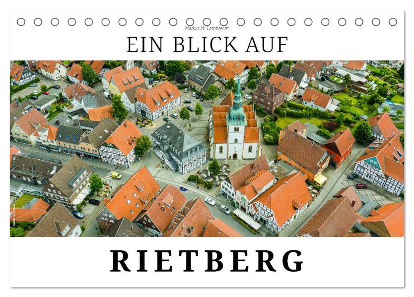 Ein Blick auf Rietberg (Tischkalender 2027 DIN A5 quer) CALVENDO Monatskalender