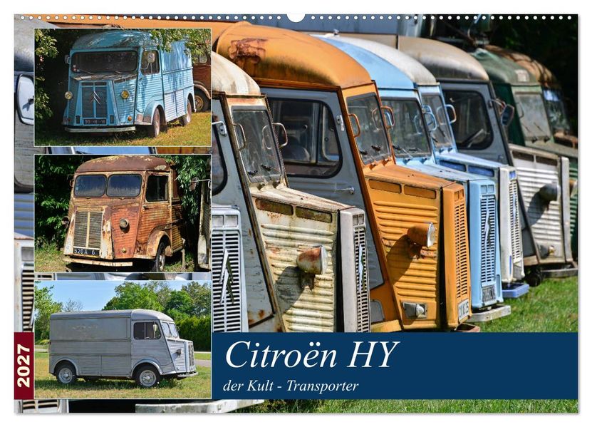 Citroën HY der Kult -Transporter (Wandkalender 2027 DIN A2 quer) CALVENDO Monatskalender