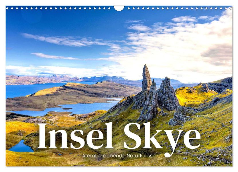 Insel Skye - Atemberaubende Naturkulisse (Wandkalender 2027 DIN A3 quer) CALVENDO Monatskalender