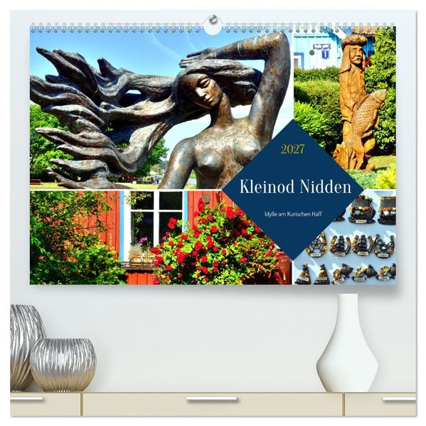 Kleinod Nidden - Idylle am Kurischen Haff (hochwertiger Premium Wandkalender 2027 DIN A2 quer) Kunstdruck in Hochglanz