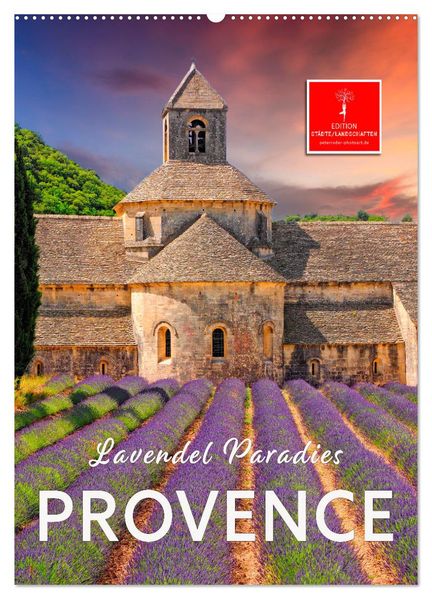 Provence Lavendel Paradies (Wandkalender 2027 DIN A2 hoch) CALVENDO Monatskalender