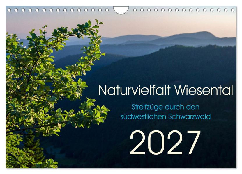 Naturvielfalt Wiesental (Wandkalender 2027 DIN A4 quer) CALVENDO Monatskalender