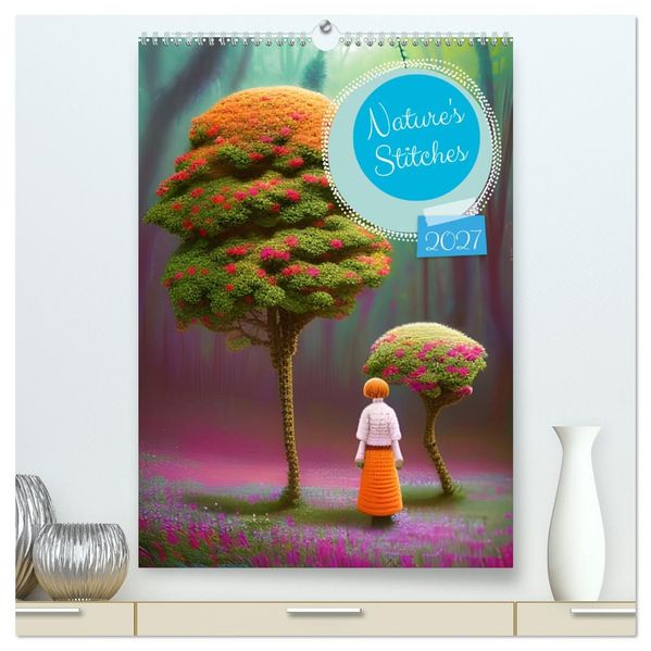 Nature's Stitches (High Quality Premium Wall Calendar 2027 DIN A2 portrait)CALVENDO 12 Month Wall Calendar