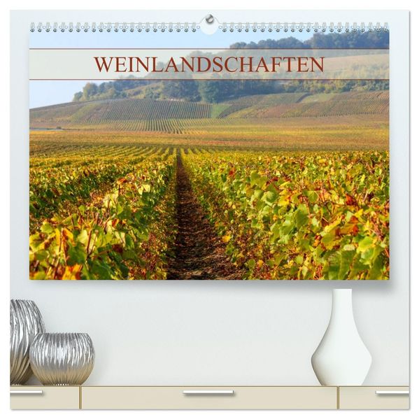 Weinlandschaften (hochwertiger Premium Wandkalender 2027 DIN A2 quer) Kunstdruck in Hochglanz