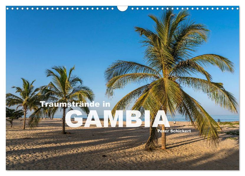Traumstrände in Gambia (Wandkalender 2027 DIN A3 quer) CALVENDO Monatskalender