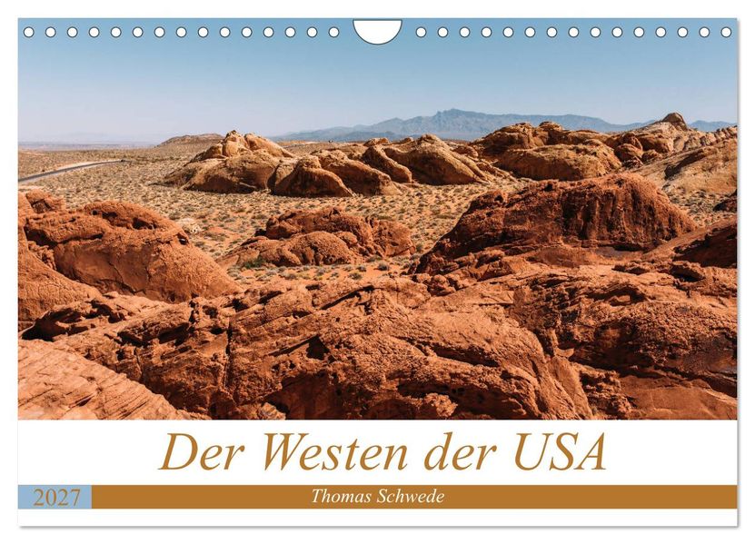 Der Westen der USA (Wandkalender 2027 DIN A4 quer) CALVENDO Monatskalender