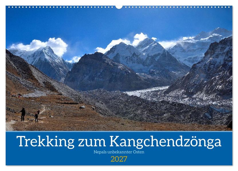 Trekking zum Kangchendzönga (Wandkalender 2027 DIN A2 quer) CALVENDO Monatskalender