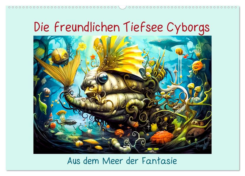 Die freundlichen Tiesee Cyborgs (Wandkalender 2027 DIN A2 quer) CALVENDO Monatskalender