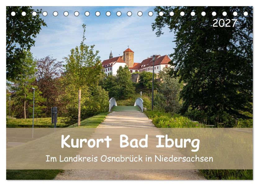 Kurort Bad Iburg (Tischkalender 2027 DIN A5 quer) CALVENDO Monatskalender