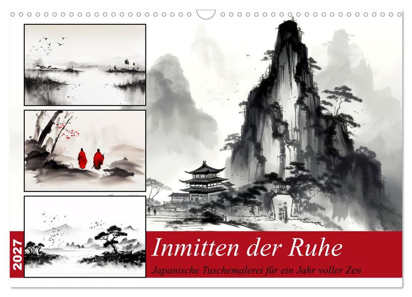 Inmitten der Ruhe (Wandkalender 2027 DIN A3 quer) CALVENDO Monatskalender