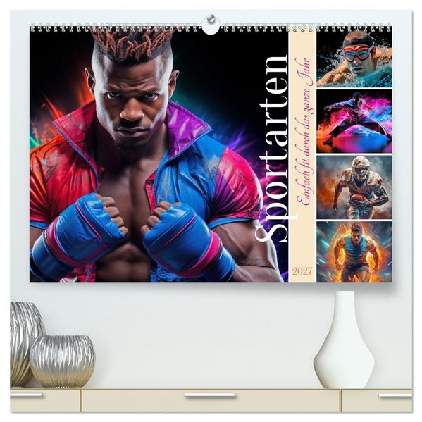 Sportarten (hochwertiger Premium Wandkalender 2027 DIN A2 quer) Kunstdruck in Hochglanz
