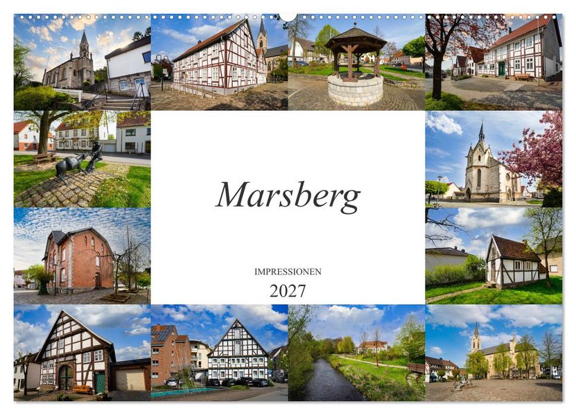 Marsberg Impressionen (Wandkalender 2027 DIN A2 quer) CALVENDO Monatskalender
