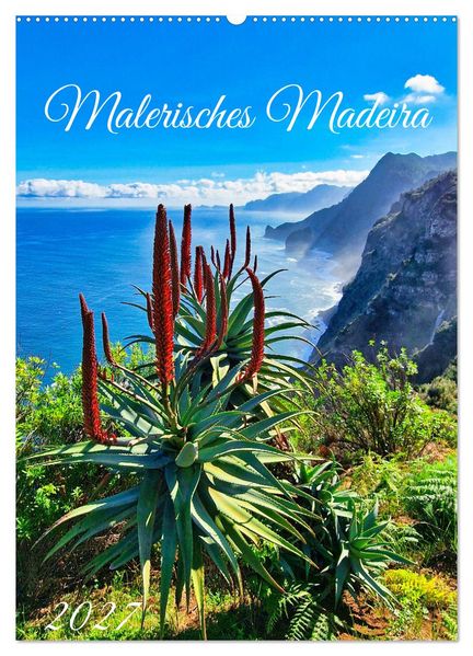 Malerisches Madeira (Wandkalender 2027 DIN A2 hoch) CALVENDO Monatskalender