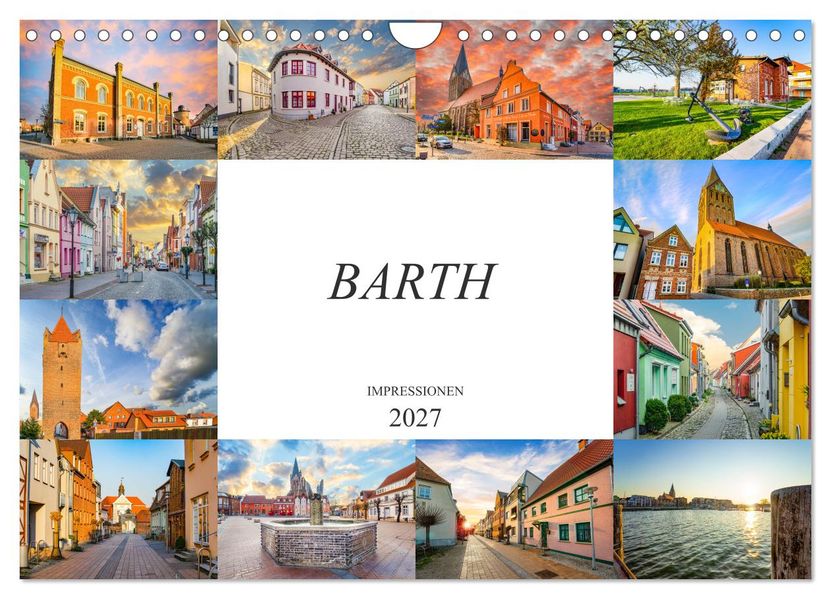 Barth Impressionen (Wandkalender 2027 DIN A4 quer) CALVENDO Monatskalender