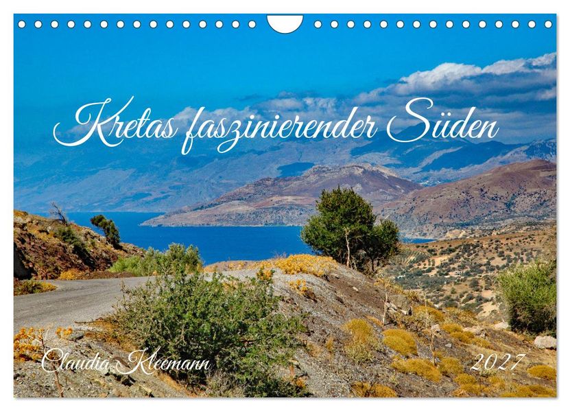 Kretas faszinierender Süden (Wandkalender 2027 DIN A4 quer) CALVENDO Monatskalender