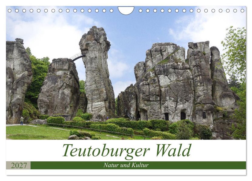 Teutoburger Wald - Natur und Kultur (Wandkalender 2027 DIN A4 quer) CALVENDO Monatskalender