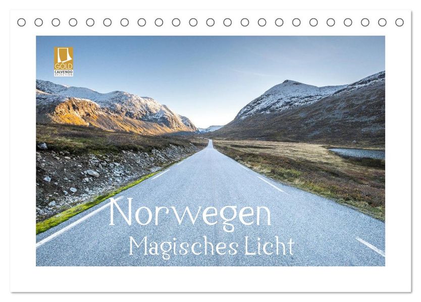 Norwegen Magisches Licht (Tischkalender 2027 DIN A5 quer) CALVENDO Monatskalender