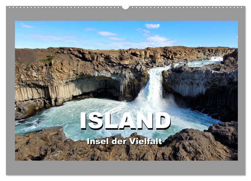 Island Insel der Vielfalt (Wandkalender 2027 DIN A2 quer) CALVENDO Monatskalender
