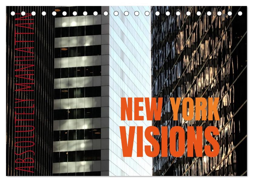NEW YORK visions (Tischkalender 2027 DIN A5 quer) CALVENDO Monatskalender