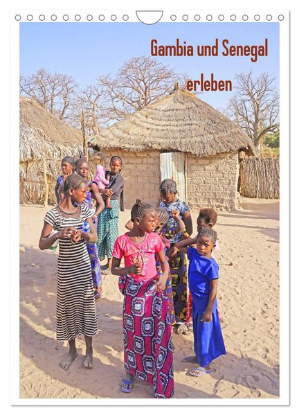 Gambia und Senegal erleben (Wandkalender 2027 DIN A4 hoch) CALVENDO Monatskalender