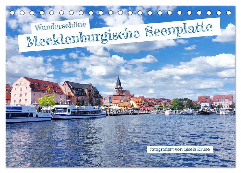 Wunderschöne Mecklenburgische Seenplatte (Tischkalender 2027 DIN A5 quer) CALVENDO Monatskalender