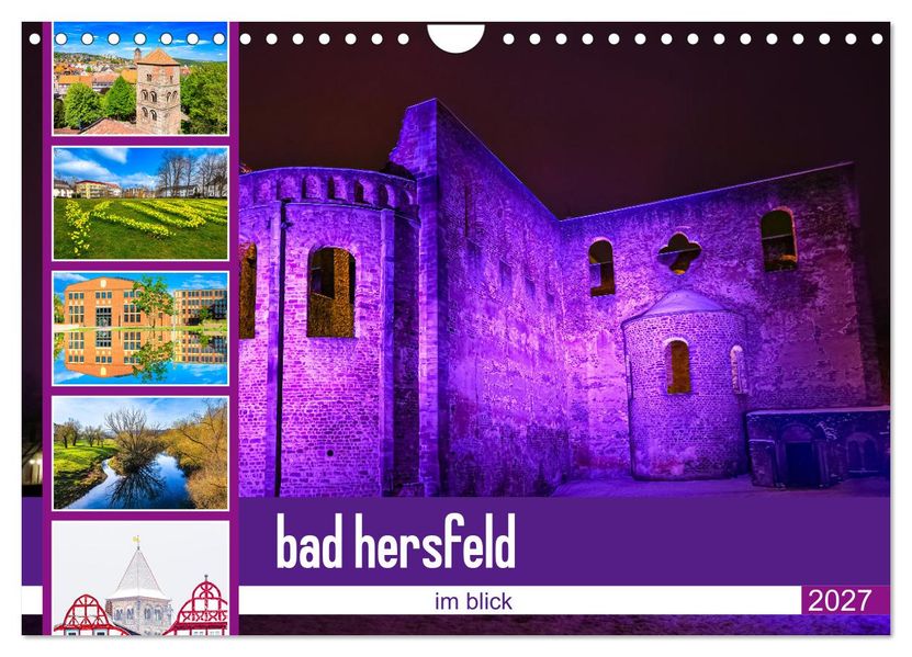 bad hersfeld im blick (Wandkalender 2027 DIN A4 quer) CALVENDO Monatskalender