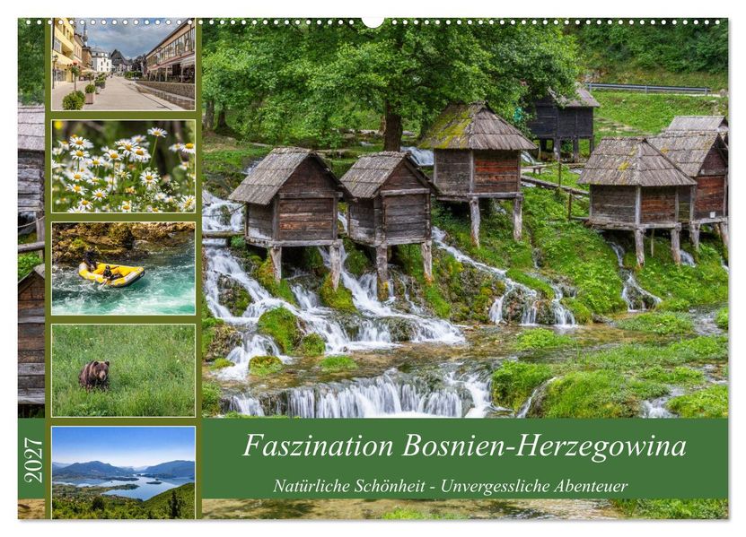 Faszination Bosnien-Herzegowina (Wandkalender 2027 DIN A2 quer) CALVENDO Monatskalender